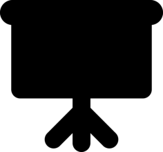 Projection Screen Editable Svg Line Art, Free Vectors File